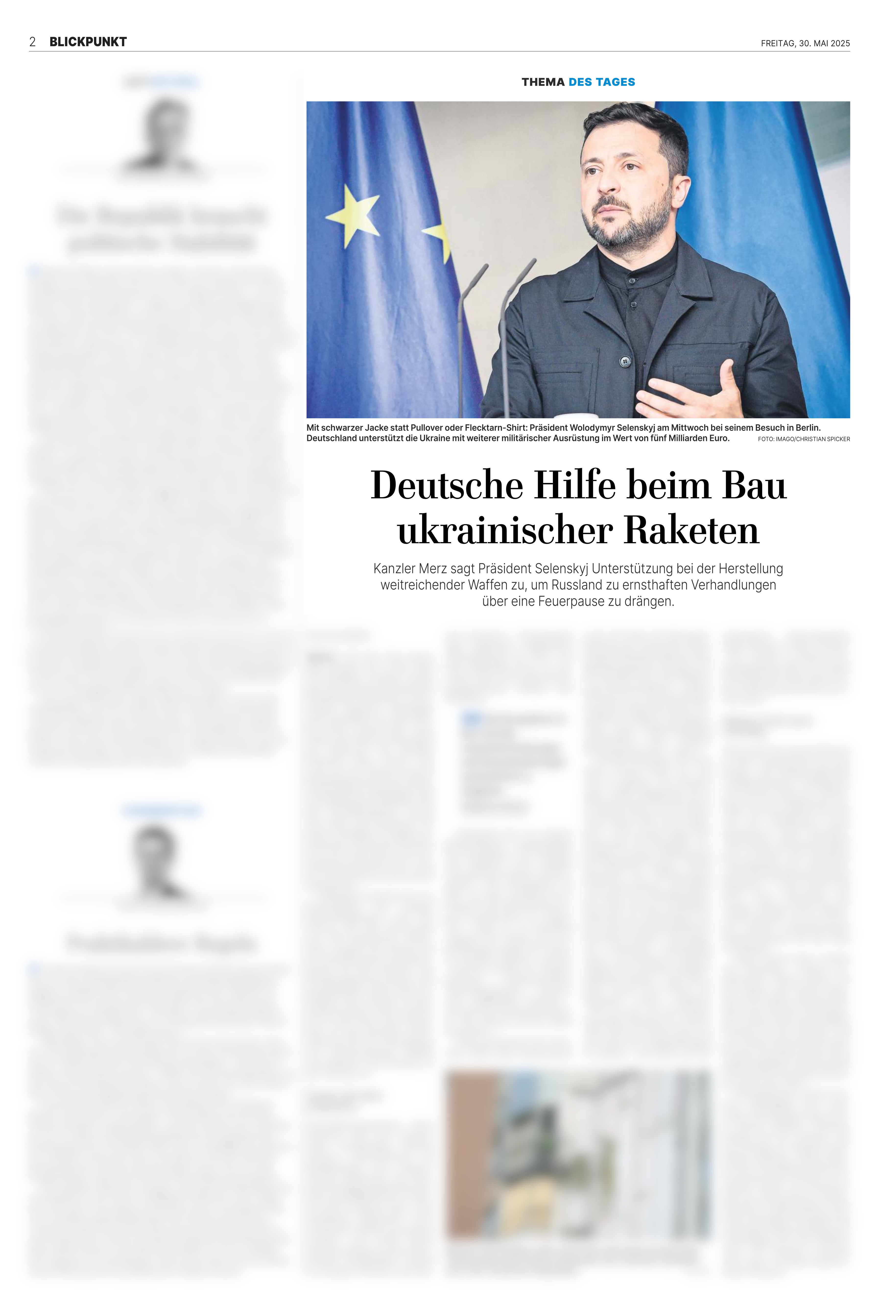 Ostseezeitung 30.05.2025